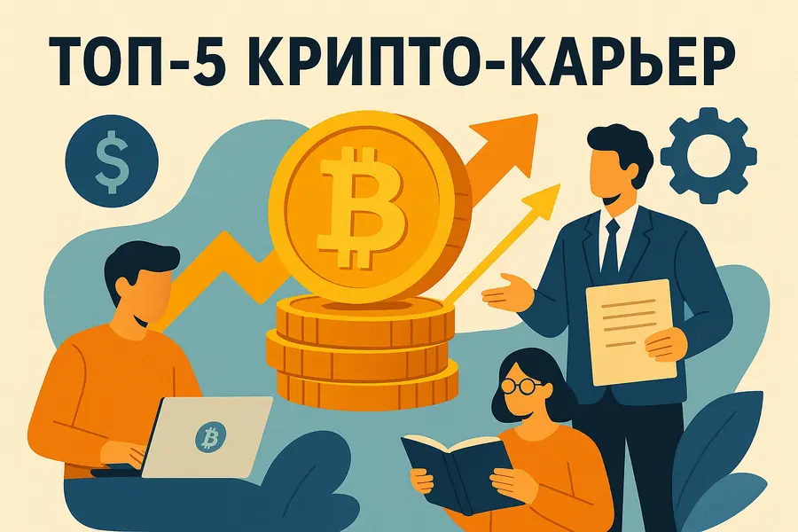 Топ-5 крипто-карьер