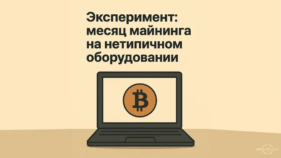 Эксперимент: месяц майнинга на нетипичном оборудовании
