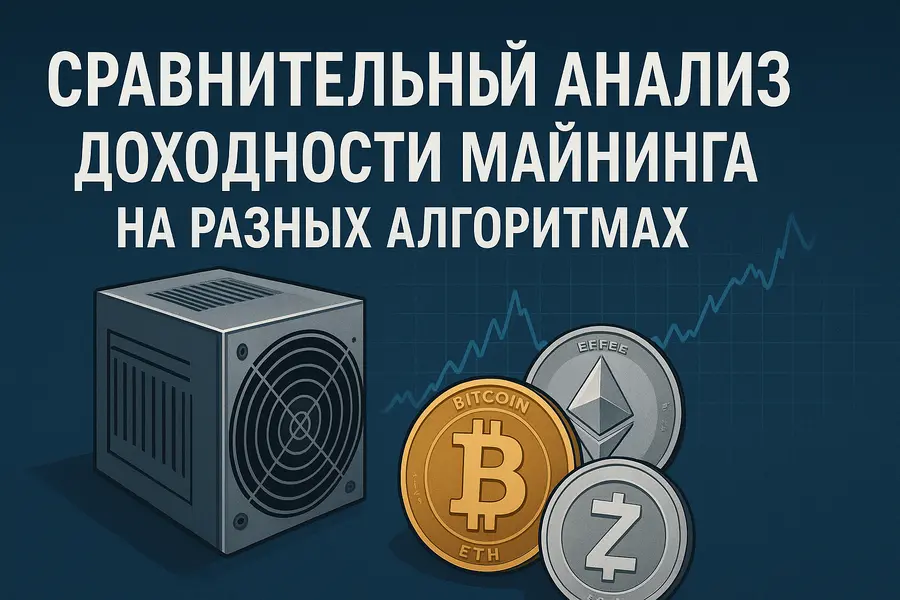 Сравнительный анализ доходности майнинга на разных алгоритмах