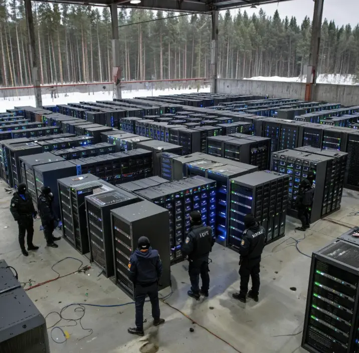 В Иркутской области ликвидирована гигантская нелегальная майнинг-ферма