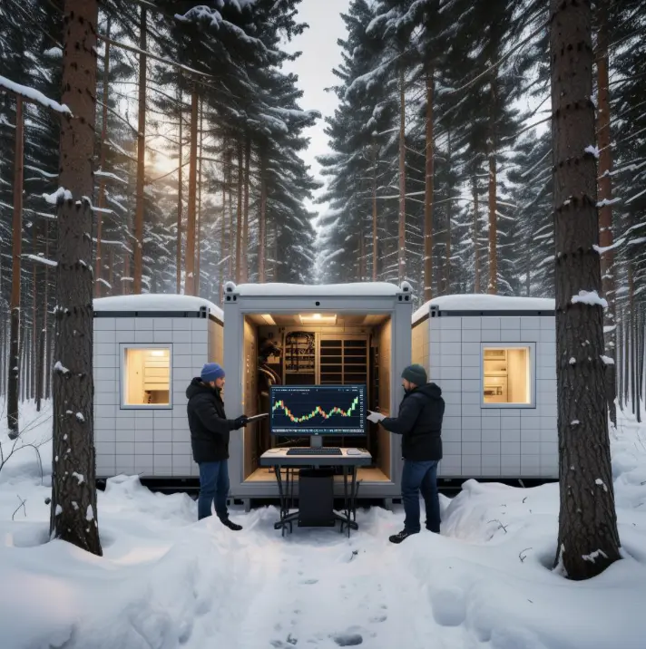 Майнеры в Иркутске ушли в лес