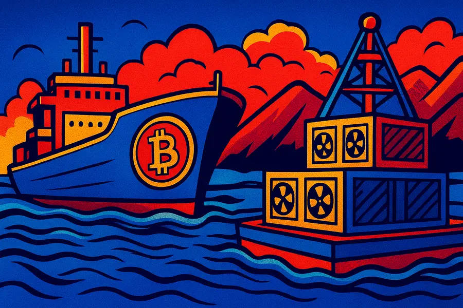 Морские фермы — майнинг на борту судна: холод, мобильность и немного пиратских рисков