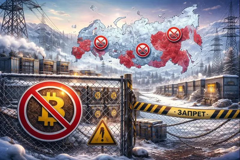Карта запретов: где в России нельзя майнить до 2031 года и почему