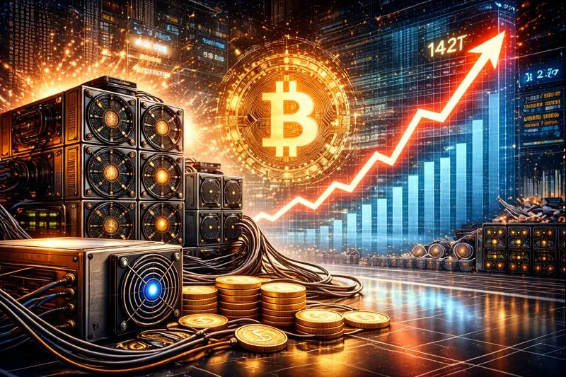 Коррекция рынка ускоряет рост сложности майнинга в сети Биткоина