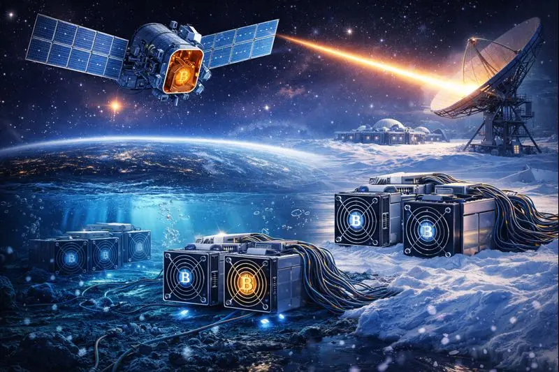Майнинг в космосе (и другие безумные идеи): фантастика или ближайшее будущее?
