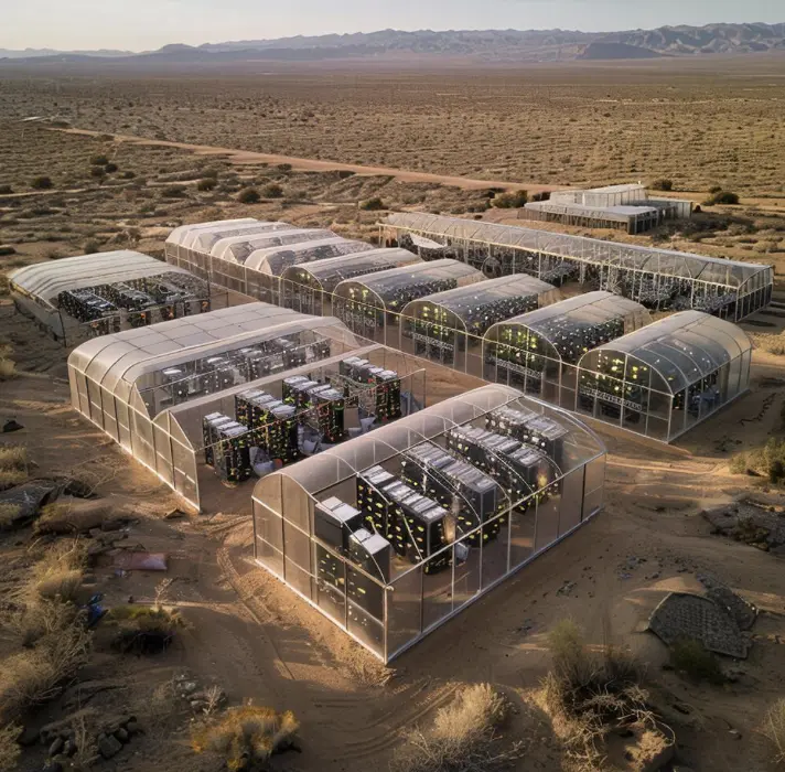 Canaan запустила пилотный проект по обогреву теплиц теплом от майнинга.