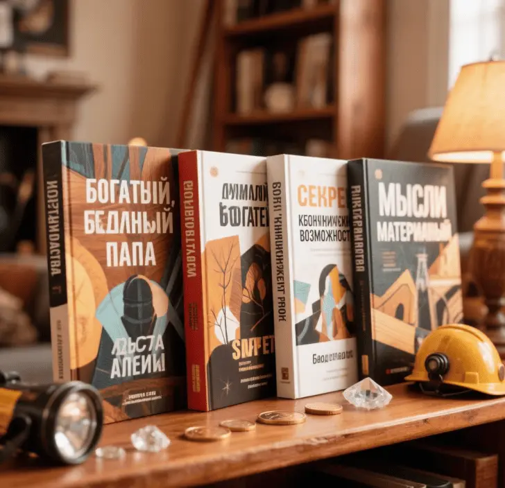 Книжная полка майнера: гид по книгам, которые изменят ваше мышление о деньгах